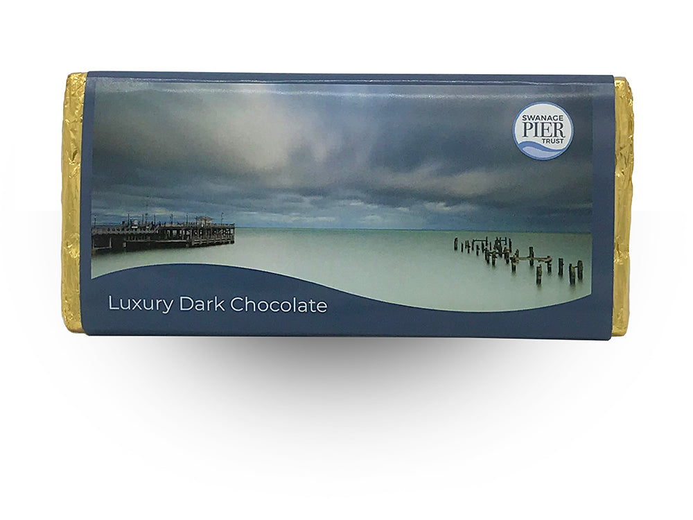 Swanage Pier Luxury Dark Chocolate – 100g bar