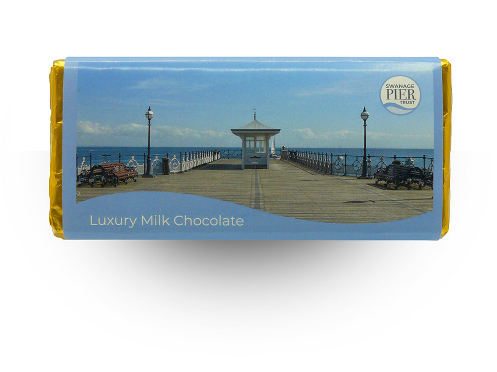 Swanage Pier Luxury Milk Chocolate – 100g bar