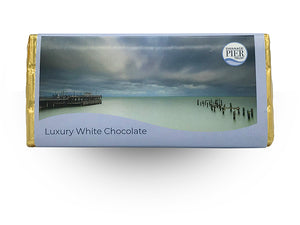 Swanage Pier Luxury White Chocolate – 100g bar